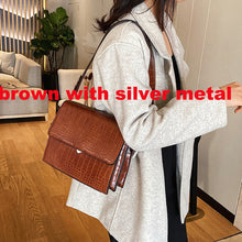 Load image into Gallery viewer, Leather Shoulder Crocodile Print Bags - OZN Shopping