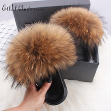 Load image into Gallery viewer, Fur Slippers - OZN Shopping