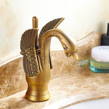 Load image into Gallery viewer, New Design Swan Faucet - Gold Plated Wash Basin Taps - OZN Shopping