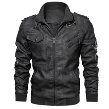 Load image into Gallery viewer, Mountainskin New Men's Leather Jackets - OZN Shopping