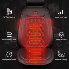 Load image into Gallery viewer, Heated Car Seat Cover - Universal Car Seat Heater