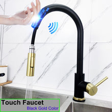 Load image into Gallery viewer, Elegant Kitchen Faucet Sensor Smart Touch Pull Out Tap