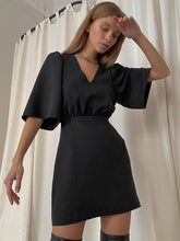 Load image into Gallery viewer, Women Satin Backless Dress