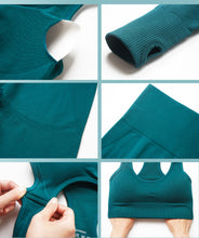 Load image into Gallery viewer, Women Fitness Set Workout Sportswear Crop Top, Leggings , Sports Suit - OZN Shopping