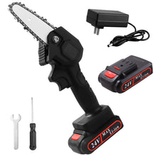 Load image into Gallery viewer, Electric Chainsaw 21V Portable Handheld Cordless Pruning Shears Chainsaw for Woodworking Garden Tools Cutting - OZN Shopping