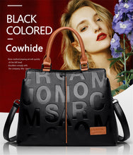 Load image into Gallery viewer, Ladies Quality Leather Letter Shoulder Bags