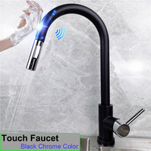 Load image into Gallery viewer, Elegant Kitchen Faucet Sensor Smart Touch Pull Out Tap