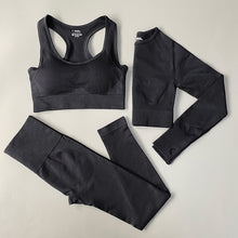 Load image into Gallery viewer, Women Fitness Set Workout Sportswear Crop Top, Leggings , Sports Suit - OZN Shopping