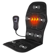 Load image into Gallery viewer, Electric Portable Heating Vibrating Back Massager Chair for Pain Relief - OZN Shopping