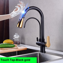 Load image into Gallery viewer, Elegant Kitchen Faucet Sensor Smart Touch Pull Out Tap
