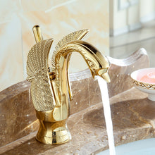 Load image into Gallery viewer, New Design Swan Faucet - Gold Plated Wash Basin Taps - OZN Shopping