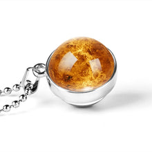Load image into Gallery viewer, Fashion Glass Ball Necklace Earth Planet Pattern Jewelry - OZN Shopping