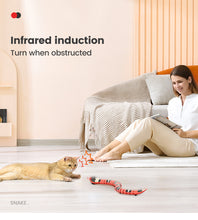 Load image into Gallery viewer, Smart Sensing Snake Cat Toys