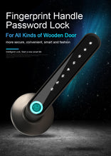 Load image into Gallery viewer, Fingerprint Electronic Door Lock Smart Bluetooth Password Handle Lock APP - OZN Shopping