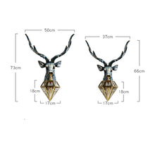 Load image into Gallery viewer, American Retro Indoor Wall Lamps - Nordic Art Antlers Deer Wall Light - OZN Shopping