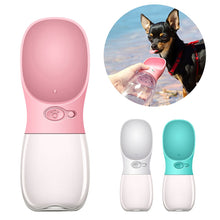 Load image into Gallery viewer, 350/480/550ML Portable Pet Dog Water Bottle For Small Large Dogs Travel Puppy Cat Drinking Bowl Bulldog Water Dispenser Feeder