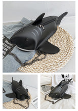 Load image into Gallery viewer, Fashion Shark Shaped Chains Crossbody Bag - OZN Shopping