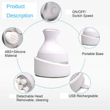 Load image into Gallery viewer, Electric Cat Head Massager Dog Pet Massage Machine Vibrating Scalp Charging Kneading Health Care Cat Comb Supplies Accessories - OZN Shopping