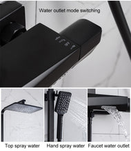 Load image into Gallery viewer, Shower Faucets Sets Water Bathroom Mixer Waterfall Faucet Rainfall Shower Systems Thermostat Tap EL9403 - OZN Shopping
