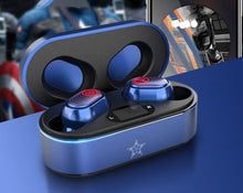 Load image into Gallery viewer, Marvel Wireless Bluetooth Earphones Iron man, Spiderman & Captain America - OZN Shopping