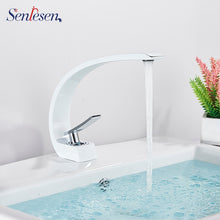 Load image into Gallery viewer, Bathroom Faucet Ceramic Valve Cold and Hot Water Mixer Tap - OZN Shopping