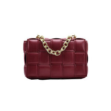 Load image into Gallery viewer, Leather Weave Chain Shoulder Bags - OZN Shopping