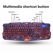 Load image into Gallery viewer, Ergonomic LED Breathing Backlight Pro Gaming Keyboard & Mouse Combos USB Wired Full Key Professional Mouse Keyboard - OZN Shopping