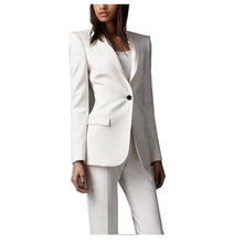 Load image into Gallery viewer, Elegant White Women's Formal Wear Pantsuits Women Ladies Custom Made Business Office Tuxedos Work Wear Suits For Party Groom - OZN Shopping