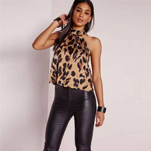 Load image into Gallery viewer, Sexy Off Shoulder Leopard Blouse Chiffon Women Tops