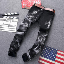Load image into Gallery viewer, Wolf Printed Jeans Denim Pants - OZN Shopping