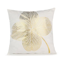 Load image into Gallery viewer, Gold Pillow Case Black And White Golden Painted Pillowcase - OZN Shopping