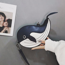 Load image into Gallery viewer, Leather Whale Designer Bags - OZN Shopping