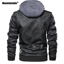 Load image into Gallery viewer, Mountainskin New Men's Leather Jackets - OZN Shopping