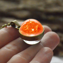 Load image into Gallery viewer, Fashion Glass Ball Necklace Earth Planet Pattern Jewelry - OZN Shopping