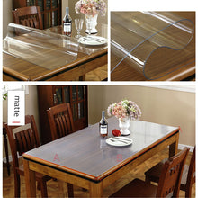 Load image into Gallery viewer, Furniture Thin Glass Table Mat Cover Protection