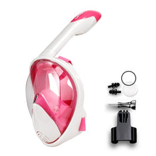 Load image into Gallery viewer, Full Face Scuba Diving Mask Anti Fog Goggles with Camera Mount Underwater ( Wide View Snorkel Swimming Mask ) - OZN Shopping