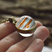 Load image into Gallery viewer, Fashion Glass Ball Necklace Earth Planet Pattern Jewelry - OZN Shopping
