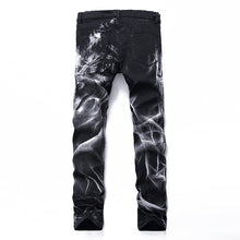 Load image into Gallery viewer, Wolf Printed Jeans Denim Pants - OZN Shopping