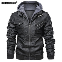 Load image into Gallery viewer, Mountainskin New Men's Leather Jackets - OZN Shopping