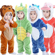 Load image into Gallery viewer, Baby Rompers Winter Lion Costume For Girls Boys Toddler Animal Jumpsuit Infant Clothes Pajamas - OZN Shopping