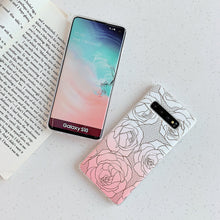 Load image into Gallery viewer, Phone Case For Samsung Galaxy A51 A71 A50 Note 10 S10e S10 Plus S9 Plus Electroplated Rose Flower Soft IMD Back Cover - OZN Shopping
