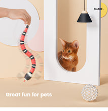 Load image into Gallery viewer, Smart Sensing Snake Cat Toys