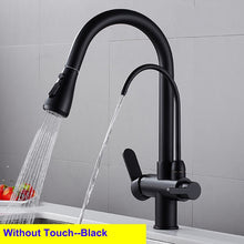 Load image into Gallery viewer, Elegant Kitchen Faucet Sensor Smart Touch Pull Out Tap