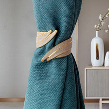 Load image into Gallery viewer, European light luxury curtain strap with metal inlaid diamond buckle