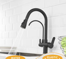Load image into Gallery viewer, Elegant Kitchen Faucet Sensor Smart Touch Pull Out Tap