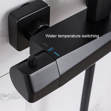Load image into Gallery viewer, Shower Faucets Sets Water Bathroom Mixer Waterfall Faucet Rainfall Shower Systems Thermostat Tap EL9403 - OZN Shopping
