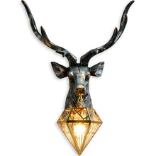 Load image into Gallery viewer, American Retro Indoor Wall Lamps - Nordic Art Antlers Deer Wall Light - OZN Shopping