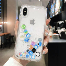 Load image into Gallery viewer, Social App Glitter Phone Case Cover for IPhone