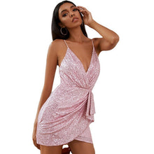 Load image into Gallery viewer, Classy V Neck Spaghetti Dress - OZN Shopping