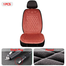 Load image into Gallery viewer, Heated Car Seat Cover - Universal Car Seat Heater